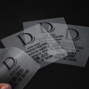 <strong>Garment</strong> <strong>Processing</strong> <strong>Accessories</strong> Wholesale Custom Printed Logo Heat Transfer Printing Wash Care Neck Labels for T Shirts - Product Image 3