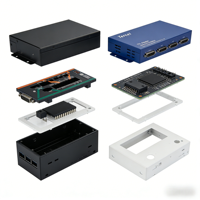 Boîtier en aluminium extrudé pour mini PC de bureau personnalisé, dissipateur thermique industriel, boîtier de projet électronique OEM