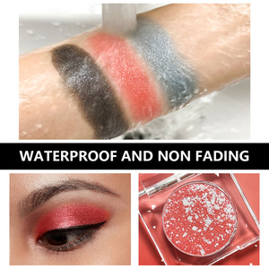 Palette d'ombres à paupières multicolores scintillantes de haute qualité, formule imperméable, pigment minéral haute intensité - Product Image 4