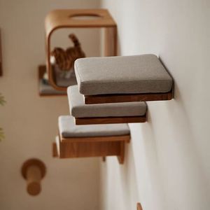 Modern Floating Stairs <strong>Cat</strong> Wall Furniture Wall Mounted Indoor Climbing <strong>Corner</strong> Shelf Exclusive for <strong>Cat</strong> <strong>Trees</strong> Scratcher - Product Image 4