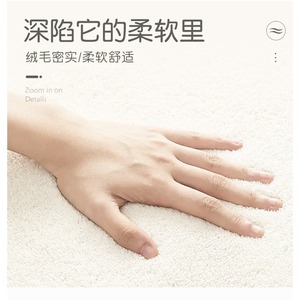 Tapis rond Sketch Garden à motif floral, antidérapant, en polyester épais, pour entrée de maison, chambre, salle de bain - Product Image 3