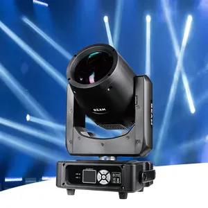 Mini 230W 7R Beam Moving Head Light DJ Disco Stage Lights DMX512 16 Channels 8+16 Prism and Rainbow Effect Mini Beam