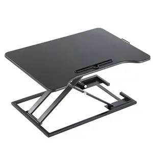 Wholesale Folding Multifunctional Large Desktop Dual Monitor Sit Stand Up Work Convertible Standing Desk Converter for Laptop