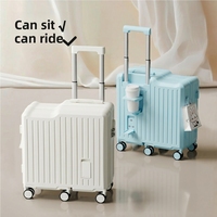 Poussette pour bébé, valise de voyage ultra-légère à roues universelles en ABS pour enfants, avec porte-gobelet intégré, bagage à main