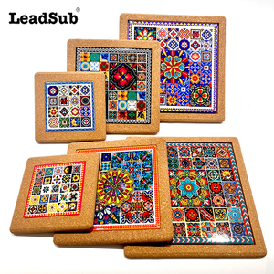 <span class=keywords><strong>Sottopentola</strong></span> <span class=keywords><strong>in</strong></span> <span class=keywords><strong>Ceramica</strong></span> Personalizzato a Forma Quadrata con Base <span class=keywords><strong>in</strong></span> Sughero, <span class=keywords><strong>Sottopentola</strong></span> Vuoto per Sublimazione per Piatti Caldi da Cucina - Product Image 1