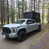 Hiperlion - Remolque de Aluminio para Camioneta, Tipo Hard Shell, Deslizable, para las Cuatro Estaciones, Apertura Automática Rápida, Espacioso y Duradero