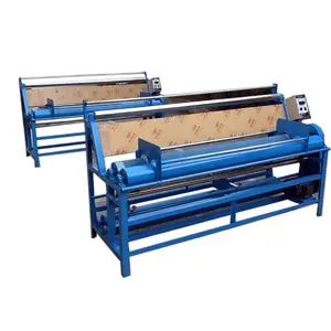 Knitted fabric length measuring and rolling machine textile finishing inspection machine