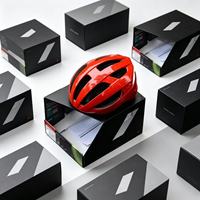 Boîte d'emballage rigide pliable et peu encombrante pour casque de moto, personnalisable et à plat, avec gaufrage, pour l'expédition