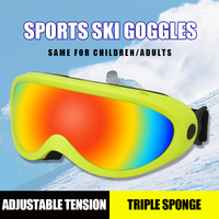 OEM 2021 nouvelles lunettes de ski personnalisées lunettes de soleil anti-UV protection coupe-vent moto snowboard lunettes