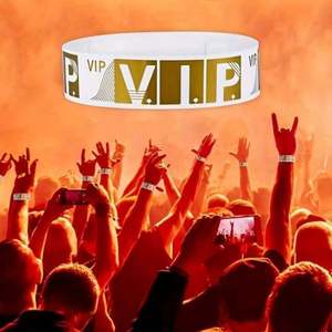 Pulseras de Papel PP Desechables Personalizadas, Resistentes al Agua, para Identificación, Fiestas y Eventos, Tipo Tyvek - Product Image 2