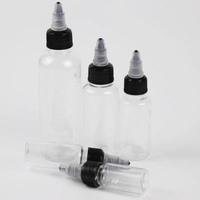 Bouteille en plastique avec bouchon à vis pour solvants, huiles, peintures, encre, flacon souple avec bouchon à vis et applicateur à pointe
