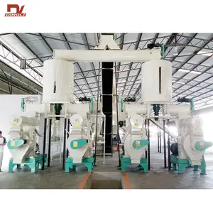 Complete Wood Pellet Production Line Napier Grass Pellet Making Machine