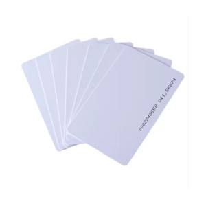 Carte fine blanche NFC 125 kHz Proximity ID 13,56 MHz IC pour carte d'identité du personnel et carte d'étudiant pour système de contrôle d'accès - Product Image 1