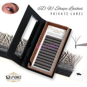 Cachemire Mat Extensions de Cils Plateaux Logo Personnalisé Fibres Technologiques Camélia Extensions de Cils <span class=keywords><strong>Volume</strong></span> Style - Product Image 2