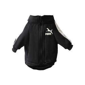 छोटे बड़े कुत्ते जिपर हिपस्टर हुडी अक्षर प्रिंट गर्म विधि, भालू कुत्ते बिल्ली के पालतू वस्त्र की आपूर्ति - Product Image 5