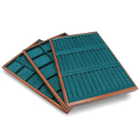 FADELI PACKING Promotion : Boîte de rangement et de présentation en bois peint, économique mais luxueuse, pour bagues, colliers ou boucles d'oreilles