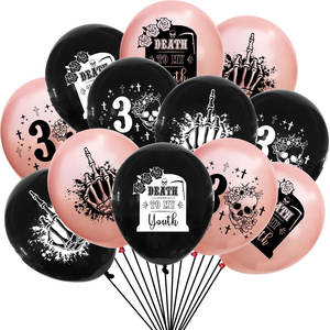 Juego de globos de <span class=keywords><strong>feliz</strong></span> cumpleaños para suministros de fiesta Death To My 20s Decoraciones 30th Birthday Decoraciones Juego de globos - Product Image 5