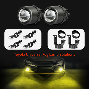 Projecteur de feux antibrouillard H11 <span class=keywords><strong>Bi</strong></span>-LED tricolore haute puissance à faisceau laser haut/bas de 3 pouces pour voitures Toyota Corolla (vente en gros) - Product Image 6