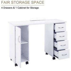 Poste d'Onglerie en Bois avec Ventilateur, Table de <span class=keywords><strong>Manucure</strong></span> Chaude <span class=keywords><strong>Amazon</strong></span> pour Salon de Beauté, Bureau d'Onglerie de Salon de Haute Qualité à Vendre - Product Image 2