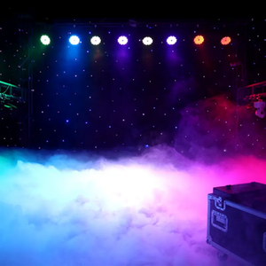 Máquina de niebla eléctrica manual de 3500W para hielo seco/Máquina de humo de baja altura para escenarios, equipo de humo de alta resistencia para bodas y eventos, AC 110-240V - Product Image 4