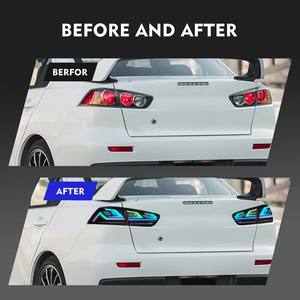 Lámpara trasera LED de movimiento DK para Mitsubishi Wing God 2008-2018 <span class=keywords><strong>grupo</strong></span> de luces traseras luz trasera LED modificada RGB montaje modificado - Product Image 6