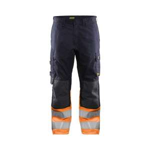 BLAKLADER - 148815138953D108 Pantalones inherentes multinorm Azul marino/naranja-EAN 7330509720509 ROPA DE TRABAJO RESISTENTE A LLAMAS - Product Image 1