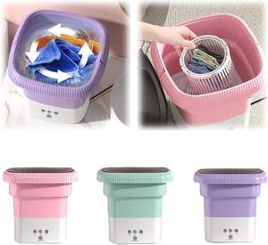 Mini Lave-linge Automatique à Chargement Frontal Nouveau Modèle Électrique Portable pour Usage Domestique et Hôtelier - Product Image 1