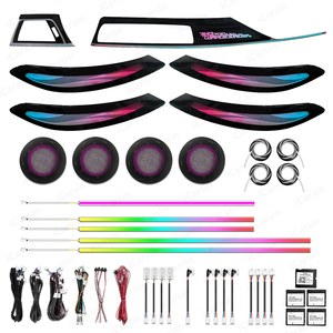 Luce Ambientale F34 F36 per <span class=keywords><strong>BMW</strong></span> <span class=keywords><strong>F30</strong></span> Serie 3 3GT Serie 4 Kit di Aggiornamento Luci a <span class=keywords><strong>LED</strong></span> Interne Accessori Finiture Cruscotto - Product Image 1