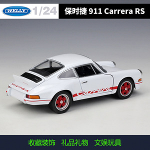 Vente chaude Welly 1:24 P Orsche 1973 9 11 <span class=keywords><strong>Carrera</strong></span> RS Super voiture en métal à collectionner Simulation moulé sous pression modèle de voiture en alliage de voiture - Product Image 3