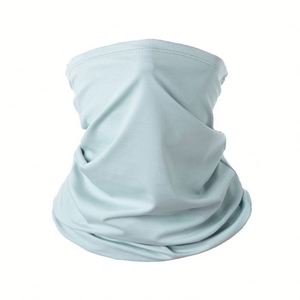 Cache-cou multifonctionnel rafraîchissant pour cyclisme adulte, en microfibre, personnalisable, élastique, noir uni, sans couture, type bandana tubulaire, vente en gros - Product Image 1