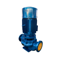 Pompa Pipa Inline ISG Tugas Berat yang Stabil dengan Impeller Hemat Energi, Perangkat Peningkat Tekanan Air Keran untuk Gedung Perkantoran