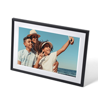 10.1 İnç 1+32GB Akrilik Akıllı WiFi Android Dijital Fotoğraf Çerçevesi, Dokunmatik Ekranlı Saat, Video Oynatma ve 1280x800 IPS Ekran