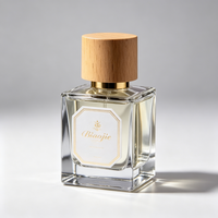 Autocollants en vinyle transparents, logo personnalisé, estampage à chaud, étiquette en feuille d'or pour flacon de parfum, cosmétique, bouteille en verre, marque haut de gamme, usine