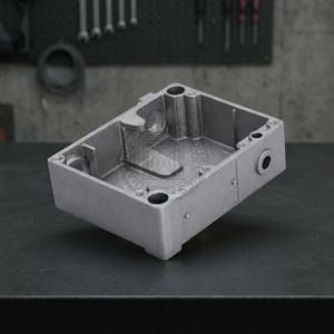 Boîtier de jonction en aluminium moulé sous pression, rectangulaire, avec revêtement en poudre - Product Image 3