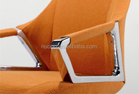 Chaise de bureau de direction au design contemporain GS-G1900A pivotante en métal avec tissu de prix d'usine certifié BIFMA