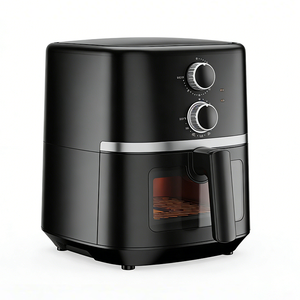 Freidora de Aire de 5.5L, Bandeja Antiadherente Desmontable, Perillas Dobles, Ventana Visible, Protección Contra Sobrecalentamiento, Fácil de Limpiar para Cocinas Modernas - Product Image 2