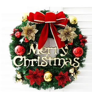 L110 Amazon Hot Sale High Quality Christmas Luxury Wreaths For Front Door Signs Floral Garland For Wreaths For Front Door Signs