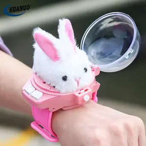 מיני watch שליטה מרחוק מכונית ילדים מצחיק מתנה צורה חיה שעון שליטה רכב צעצועים רך ארנב