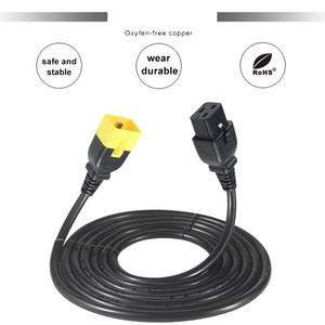 Connecteur mâle de câble de haute qualité <span class=keywords><strong>Kema</strong></span> <span class=keywords><strong>Keur</strong></span> <span class=keywords><strong>Cebec</strong></span> Iec Socket Pc Plug Vde Power Cord Lock C19 C20 - Product Image 2