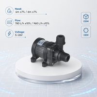Pompe à eau solaire submersible sans balais 12V 24V pour l'irrigation agricole et la circulation des fontaines ODM OEM