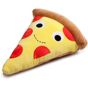 Peluche Personalizzato a Forma di Cibo Cartoon, Giocattolo Morbido a Forma di Fetta di Pizza al Formaggio, Cuscino Peluche a Forma di Pizza - Product Image 5