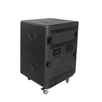 19 "260/390mm VENTE CHAUDE HAUTE QUALITÉ 8U 12U 14U 16U AMPLIFICATEUR RACK CASE FLIGHT CASE Boîtier en plastique
