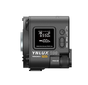 Éclairage stroboscopique photographique professionnel <span class=keywords><strong>Yongnuo</strong></span> <span class=keywords><strong>YNLUX100</strong></span> Lampe de remplissage portable pour extérieur 120w Bi-couleur - Product Image 5