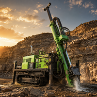 Foreuse de carottage portable à moteur diesel avec système entièrement hydraulique pour une profondeur de 1000 m, idéale pour l'exploitation minière et une vitesse de forage rapide