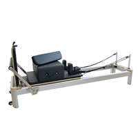 Réformateur de Pilates professionnel de qualité allemande Lit à noyau en aluminium argenté Oem Pilates Reformer
