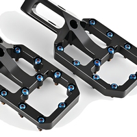 Repose-pieds pour moto électrique tout-terrain, OEM, aluminium CNC, compatible avec Sur-Ron Ultra Bee 62MM, bleu brûlé, logo laser personnalisé gratuit