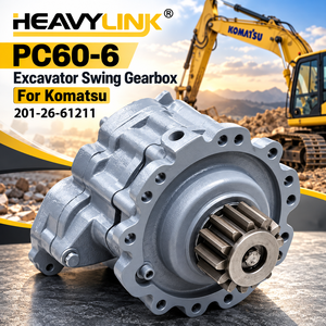 Caja de Cambios de Giro para Excavadora PC60-6, Unidad de Dirección para Komatsu 201-26-61211, Pieza de Maquinaria de Construcción - Product Image 1