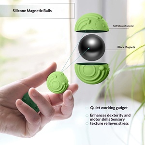 Bolas Magnéticas de Silicona <span class=keywords><strong>para</strong></span> Aliviar el Estrés y la Ansiedad, Juguete Sensorial, Fábrica OEM <span class=keywords><strong>para</strong></span> Adultos y Niños - Product Image 3