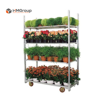 Pépinière horticole extérieure en acier chariots cc pour plantes danoises à vendre