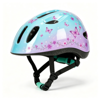 Casque léger non intégré pour enfants avec lumière LED, en PVC réglable, pour le ski et l'hiver